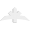 Ekena Millwork Davenport Architectural Grade PVC Gable Bracket, 48"W x 22"H x 6"D x 6"F, 11/12 Pitch GBP048X22X0606DAV00 - alternate 5